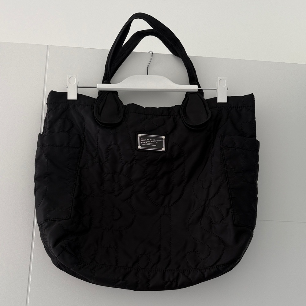 Marc Jacobs Black Quilted Tote